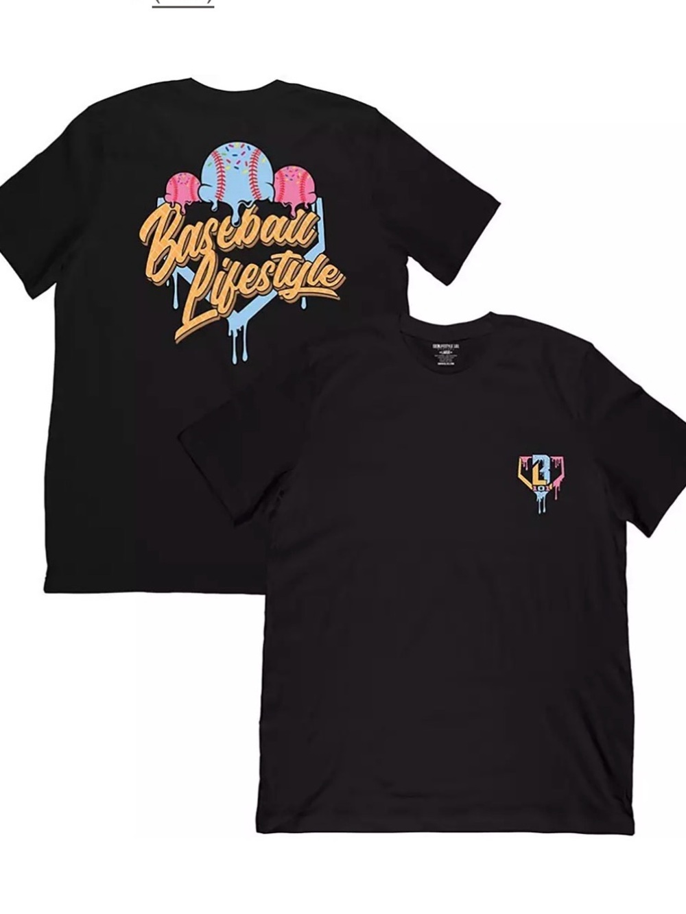 Baseball Lifestyle 101 Men's Ice Cream Shirt